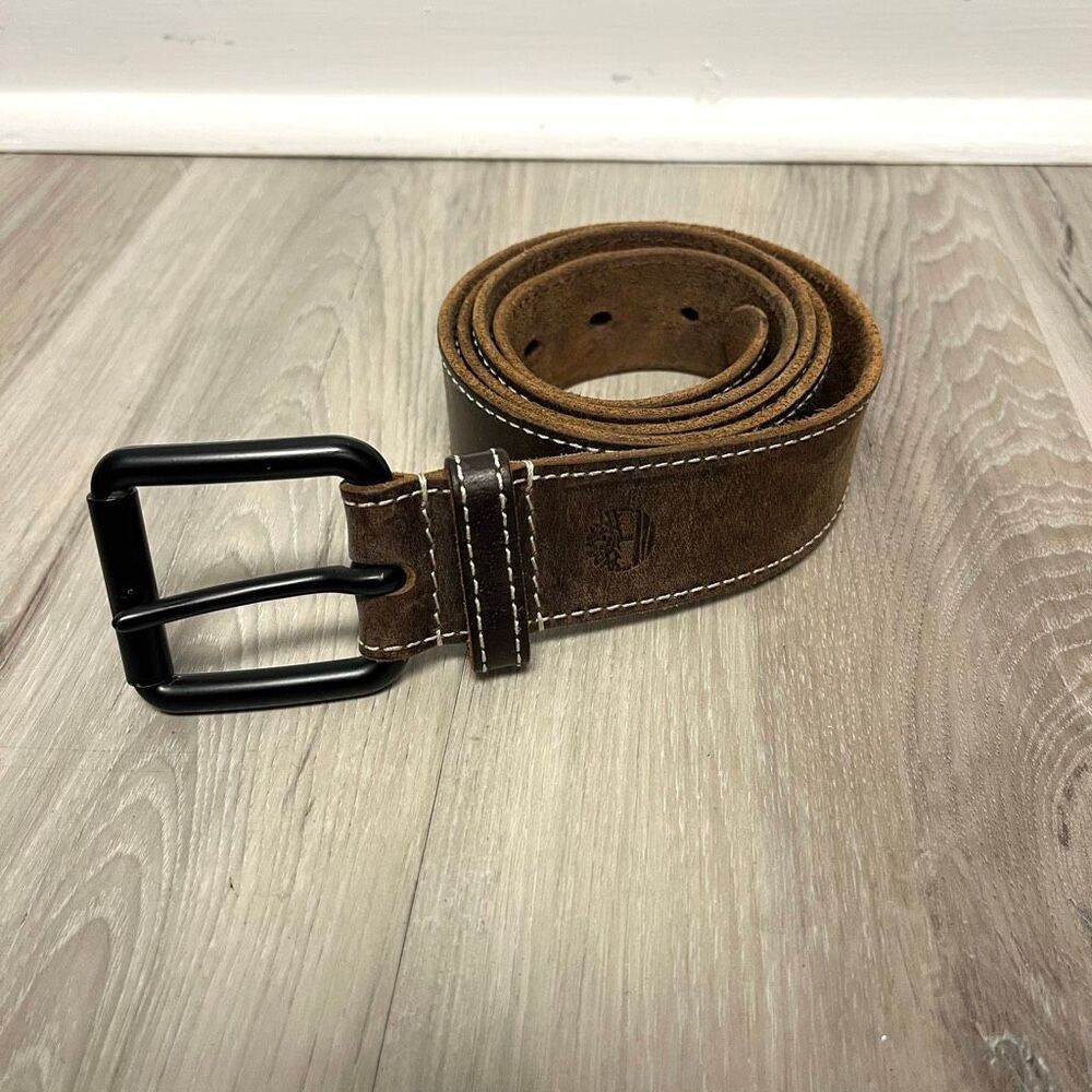 TimberlandāBrown Leather Beltā